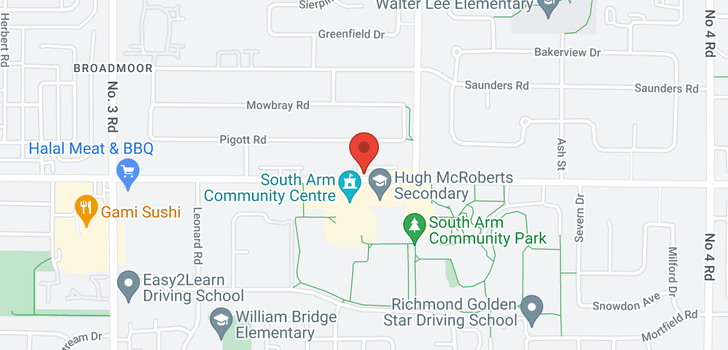 map of 29 8699 WILLIAMS ROAD